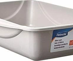 Mia's Pet Supply Petmate Open Cat Litter Box, Blue Mesa/Mouse Grey, Hygiene