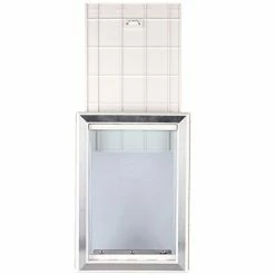 Mia's Pet Supply : BarksBar Large Plastic Dog Door With Aluminum Lining Houses, Pens & Crates