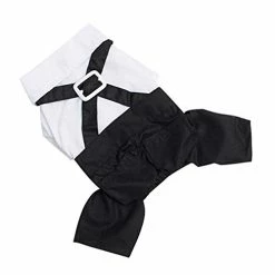 Mia's Pet Supply Small Dog Clothes Pet Stylish Wedding Shirt Formal Tuxedo