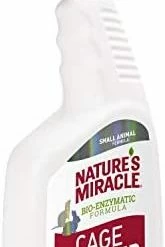Mia's Pet Supply Nature's Miracle Cage Cleaner 24 Fl Oz, Small Animal Formula,
