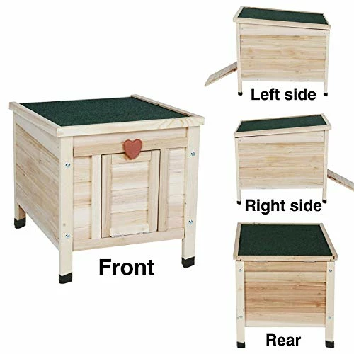 Flash Sale ✔️ Mia's Pet Supply ROCKEVER Small Animal Houses Outdoor, Wooden Rabbit Hutch Elevated With Door, Feral Cat Shelter Grey 👍 13 Mia's Pet Supply ROCKEVER Small Animal Houses Outdoor, Wooden Rabbit Hutch Elevated With Door, Feral Cat Shelter Grey