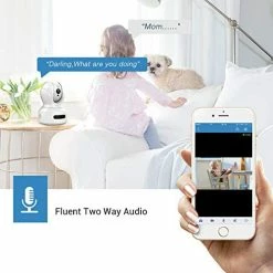 Mia's Pet Supply Training VISON WiFi Pet Camera, Full HD1080P Dog Camera,