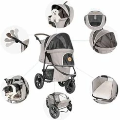 Mia's Pet Supply Hauck TOGfit Pet Roadster - Luxury Pet Stroller