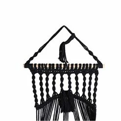 Mia's Pet Supply Doralus Macrame Cat Hammock Boho Interior Cat Bed (Beige)