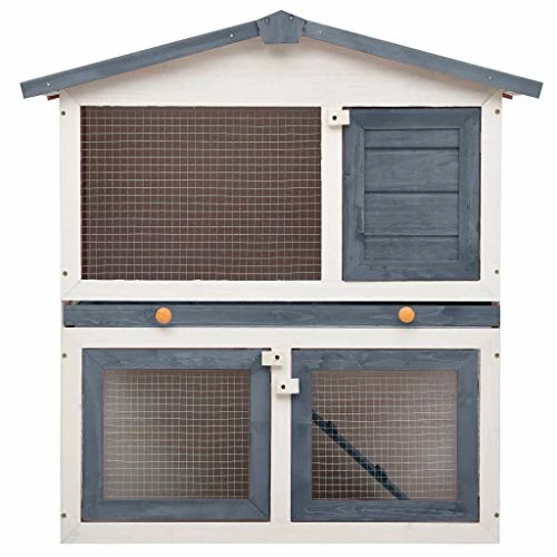 Wholesale 👍 Mia's Pet Supply VidaXL Outdoor Rabbit Hutch 3 Doors Rabbit Houses & Accessories ⌛ 6 Mia's Pet Supply VidaXL Outdoor Rabbit Hutch 3 Doors Rabbit Houses & Accessories