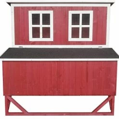 Mia's Pet Supply Omitree Large Wood Backyard Chicken Coop Hen House 4-8 Chickens