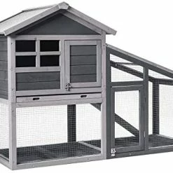 Mia's Pet Supply Tangkula Large Chicken Coop With Ventilation Door, Removable Tray, Ramp
