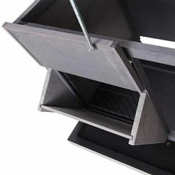 Mia's Pet Supply PawHut Wooden Outdoor Bunny Rabbit Hutch