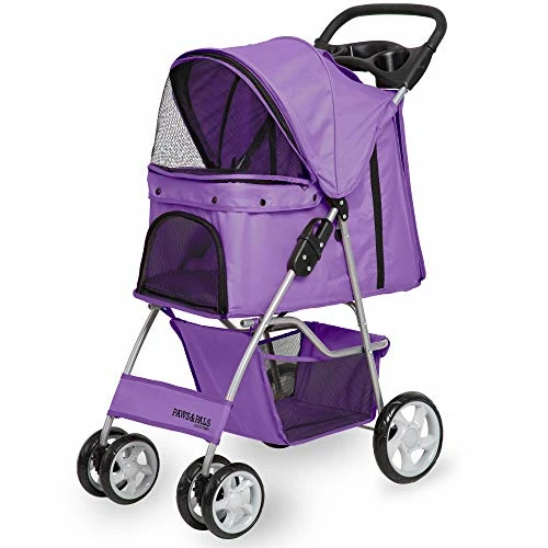 Outlet ✨ Mia's Pet Supply Travel Paws & Pals 4 Wheeler Elite Jogger Pet Stroller 🧨 10 Mia's Pet Supply Travel Paws & Pals 4 Wheeler Elite Jogger Pet Stroller
