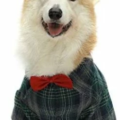 Mia's Pet Supply Fitwarm Cotton Plaid Dog Shirts For Pet Clothes Apparel