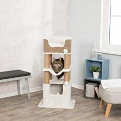 Mia's Pet Supply TRIXIE Lucano Cat Tower With Scratching Posts, Condo