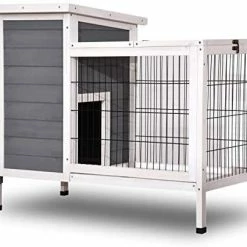 Mia's Pet Supply Lovupet Wooden Rabbit Hutch
