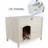 Mia's Pet Supply Petsfit Portable Wooden Dog House Houses, Pens & Crates