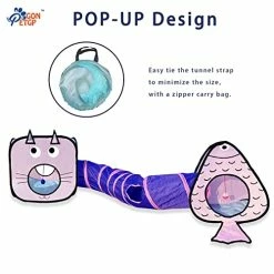 Mia's Pet Supply Cat Toys Cat Tunnel Toy And Cubes Combo, Cat Tunnels For Indoor Cats