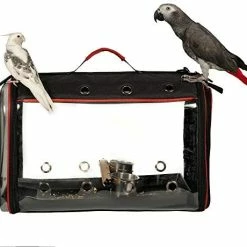 Mia's Pet Supply Colorday Lightweight Bird Carrier, Bird Travel Cage Aviary & Perches