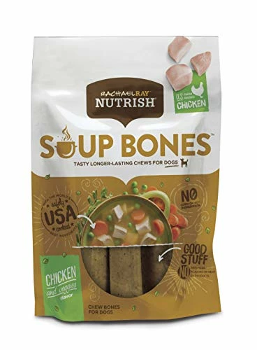 Outlet ❤️ Mia's Pet Supply Training : Rachael Ray Nutrish Soup Bones 🐶 Dog Treats, Real Chicken & Veggies Flavor, 12.6 Oz. Bag : ✨ 8 Mia's Pet Supply Training : Rachael Ray Nutrish Soup Bones Dog Treats, Real Chicken & Veggies Flavor, 12.6 Oz. Bag :