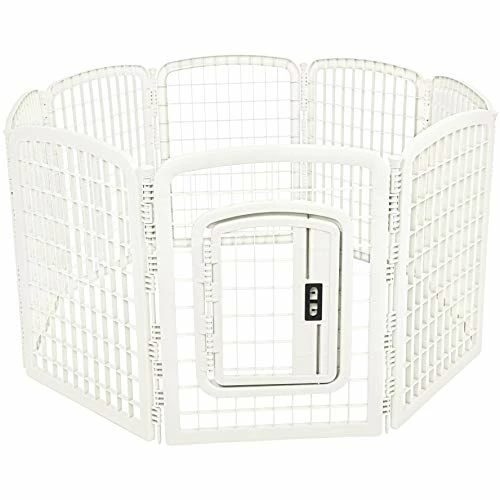 Deals ⭐ Mia's Pet Supply Plastic Pet Pen Fence Enclosure With Gate - Houses, Pens & Crates 🥰 13 Mia's Pet Supply Plastic Pet Pen Fence Enclosure With Gate - Houses, Pens & Crates