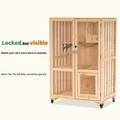 Best Pirce ๐ฏ Mia's Pet Supply MCombo Wooden Cat House With Scratching Board, Luxury Cat Villa Rabbit Houses & Accessories ๐ 10 Mia's Pet Supply MCombo Wooden Cat House With Scratching Board, Luxury Cat Villa Rabbit Houses & Accessories