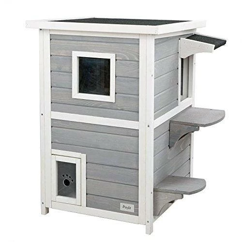 Cheapest ✔️ Mia's Pet Supply Petsfit 2-Story Kitty Cat House Houses, Pens & Crates 🔔 9 Mia's Pet Supply Petsfit 2-Story Kitty Cat House Houses, Pens & Crates