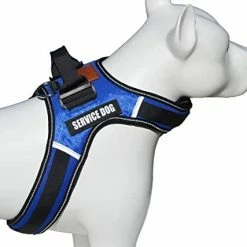 Outlet ❤️ Mia's Pet Supply Leashes And Harness ALBCORP Service 🐕 Dog Vest Harness - Reflective - Woven Nylon, Neoprene Handle 🌟 18 Mia's Pet Supply Leashes And Harness ALBCORP Service Dog Vest Harness - Reflective - Woven Nylon, Neoprene Handle