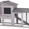 Mia's Pet Supply Aivituvin Expandable Chicken Coop Large Rabbit Hutch Rabbit Houses & Accessories