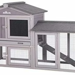 Mia's Pet Supply Aivituvin Expandable Chicken Coop Large Rabbit Hutch Rabbit Houses & Accessories