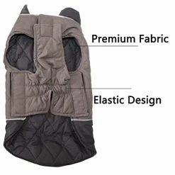 Mia's Pet Supply Reversible Dog Coats For Small Dogs Waterproof Warm Cotton Apparel