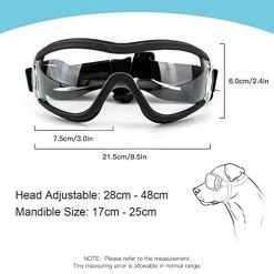 Mia's Pet Supply Apparel PEDOMUS Dog Sunglasses Dog Goggles Adjustable Strap For Travel
