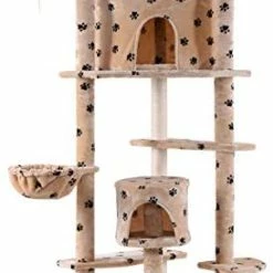 Mia's Pet Supply Tangkula Cat Tree, Kitten Condo Multi-Level Activity Tower Pet Furniture