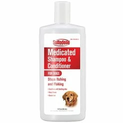 Mia's Pet Supply Hygiene Pet Shampoos : Sulfodene Medicated Shampoo With Aloe, 12-Ounce