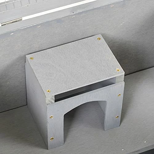 Best Pirce ⭐ Mia's Pet Supply Rabbit Houses & Accessories PawHut Wooden Hamster Cage Rodent Mouse ❤️ 9 Mia's Pet Supply Rabbit Houses & Accessories PawHut Wooden Hamster Cage Rodent Mouse