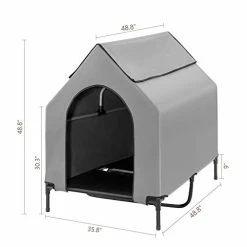 Mia's Pet Supply Houses, Pens & Crates Fit Choice Elevated Dog House, Portable Dog House Crate