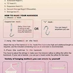 Buy ๐ Mia's Pet Supply Macrame Cat Hammock With Catnip Cushion And Hanging Kit Cat Toys ๐ 13 Mia's Pet Supply Macrame Cat Hammock With Catnip Cushion And Hanging Kit Cat Toys