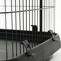 Mia's Pet Supply Deluxe Cat Home - Cat Cage, Black Houses, Pens & Crates