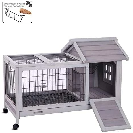 Cheapest π Mia's Pet Supply Aivituvin Rabbit Hutch Outdoor And Indoor On Wheels Rabbit Houses & Accessories β¨ 1 Mia's Pet Supply Aivituvin Rabbit Hutch Outdoor And Indoor On Wheels Rabbit Houses & Accessories