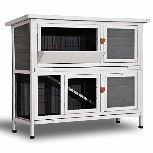Cheap ๐ Mia's Pet Supply Lovupet 2 Story Outdoor Wooden Rabbit Hutch Chicken Coop โญ 10 Mia's Pet Supply Lovupet 2 Story Outdoor Wooden Rabbit Hutch Chicken Coop
