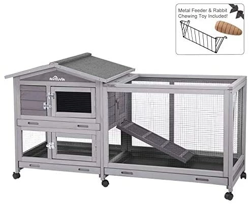 Coupon 🔔 Mia's Pet Supply 62" Rabbit Hutch Indoor And Outdoor Bunny Cage Rabbit Houses & Accessories 🥰 1 Mia's Pet Supply 62" Rabbit Hutch Indoor And Outdoor Bunny Cage Rabbit Houses & Accessories