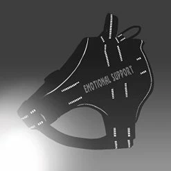 Mia's Pet Supply Leashes And Harness No-Pull Emotional Support Pet Vest Harness, Reflective Breathable And Adjustable