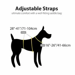 Mia's Pet Supply Leashes And Harness : Dog Hiking Saddle Bag