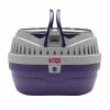 Mia's Pet Supply : Living World Pet Carrier, Purple/Grey : Cat Carrier : Pet Supplies