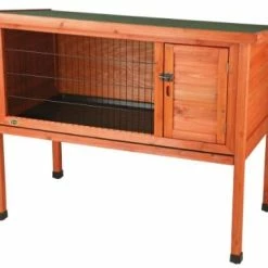 Mia's Pet Supply 1-Story Rabbit Hutch, 1-Story Rabbit Hutch, Large: Garden & Outdoor Rabbit Houses & Accessories
