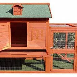 Mia's Pet Supply Chicken Coop Cages Fiveberry Magbean Solid Wood Chicken Coop, Hen House