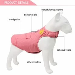 Mia's Pet Supply Doggiekit Dog Cold Weather Costs, Reversible Waterproof Warm Dogs Jacket