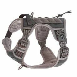 Mia's Pet Supply FIVEWOODY Tactical Dog Training Harness No Pulling Front Clip Leashes And Harness