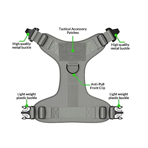 Buy π― Mia's Pet Supply Tactical π Dog Harness Bundle Includes Tactical Leash & Tactical Bag. Working π Dog MOLLE Vest With Handle, No Pulling Front Leash Clip, Hook & π Dog Patch. (M (Neck:16"-22" ; Chest:25"-31"), Peanut Brown) Leashes And Harness π 24 Mia's Pet Supply Tactical Dog Harness Bundle Includes Tactical Leash & Tactical Bag. Working Dog MOLLE Vest With Handle, No Pulling Front Leash Clip, Hook & Dog Patch. (M (Neck:16"-22" ; Chest:25"-31"), Peanut Brown) Leashes And Harness
