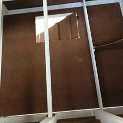 Mia's Pet Supply Omitree Deluxe Sturdy Wood Frame Plywood Chicken Coop Backyard Hen House Chicken Coop Cages