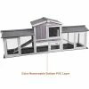 Mia's Pet Supply Aivituvin 87.8''L Extra Large Chicken Coop, Rabbit House Rabbit Houses & Accessories