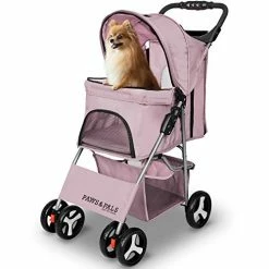 Mia's Pet Supply Travel Paws & Pals 4 Wheeler Elite Jogger Pet Stroller
