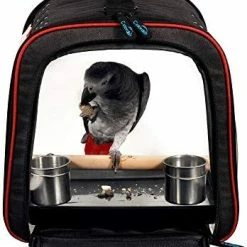 Mia's Pet Supply Colorday Lightweight Bird Carrier, Bird Travel Cage Aviary & Perches