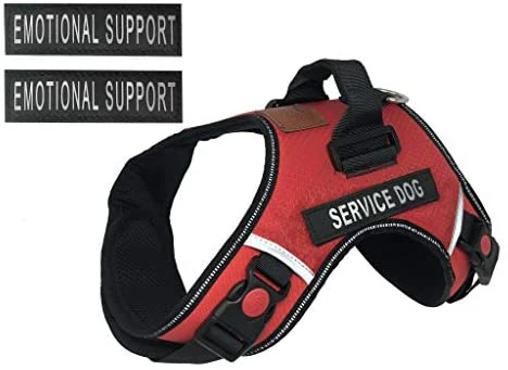 Outlet ❤️ Mia's Pet Supply Leashes And Harness ALBCORP Service 🐕 Dog Vest Harness - Reflective - Woven Nylon, Neoprene Handle 🌟 8 Mia's Pet Supply Leashes And Harness ALBCORP Service Dog Vest Harness - Reflective - Woven Nylon, Neoprene Handle